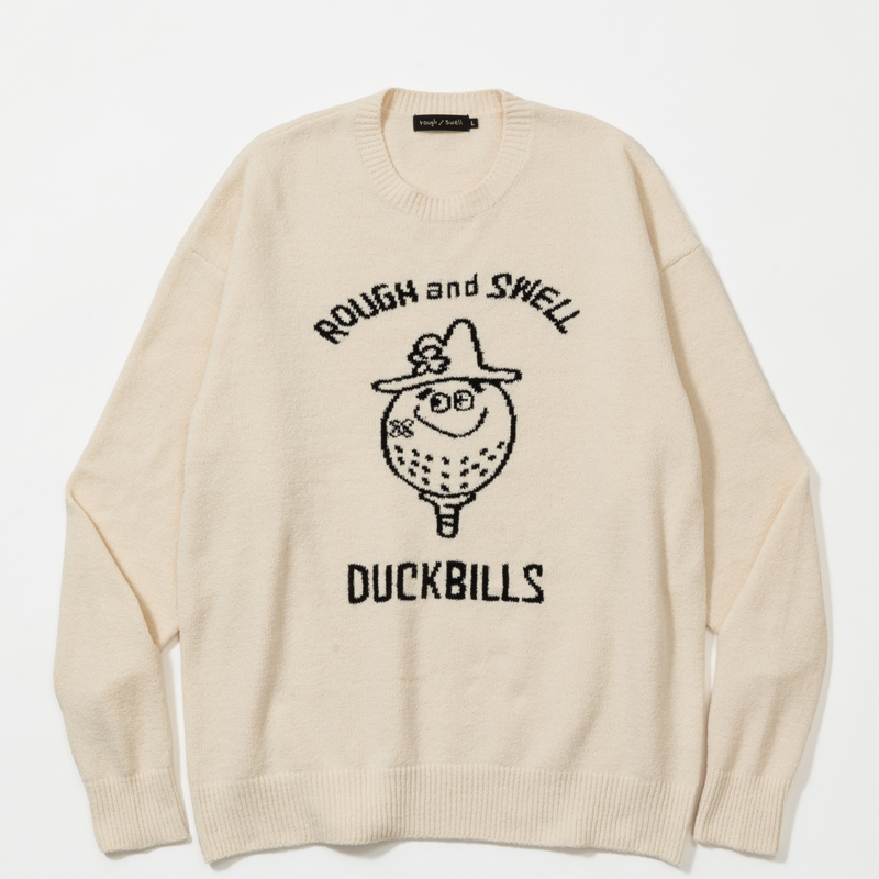 rough & swell Mr.BOGEY SWEATER アイボリー