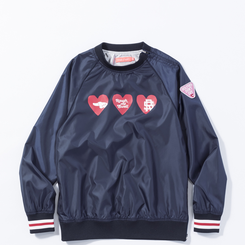 【for WOMEN】rough & swell THREE HEARTS SNEAD ネイビー