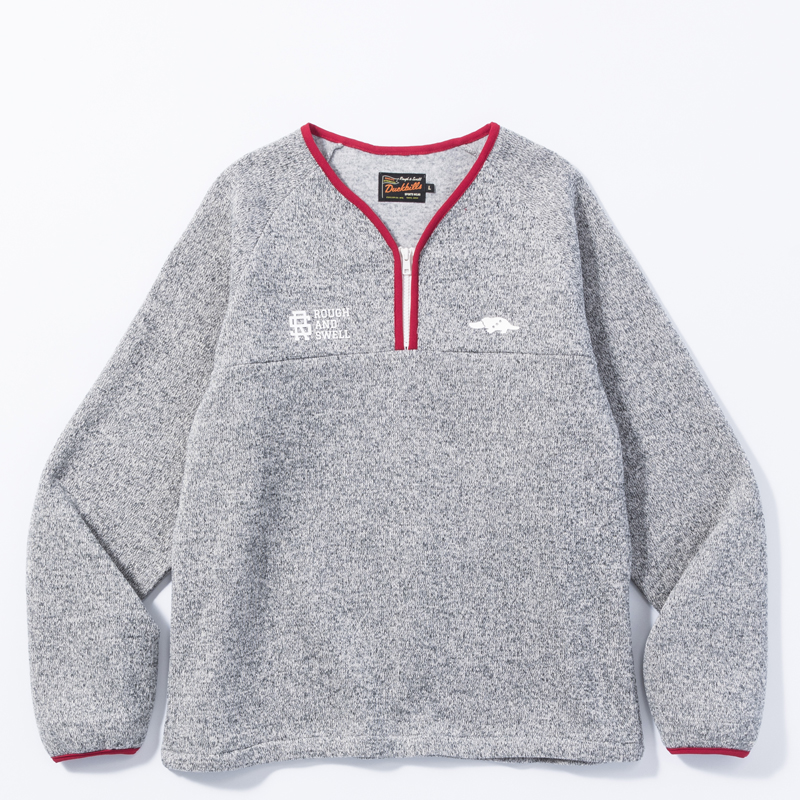 rough & swell PORTLAND ZIP SWEAT グレー