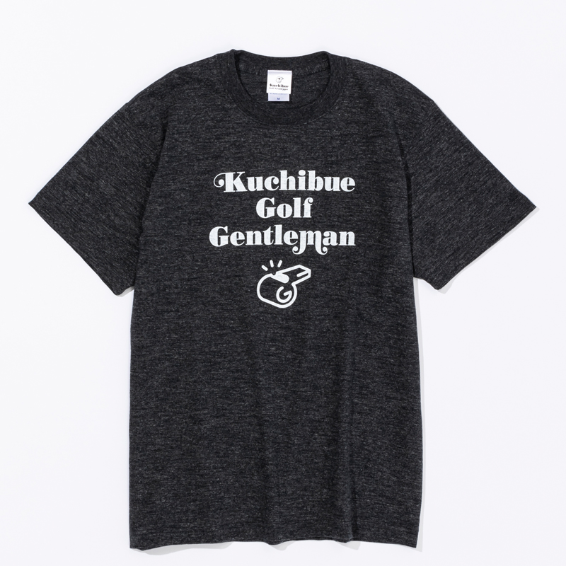Kuchibue Golf Gentleman ホイッスルTシャツ グレー