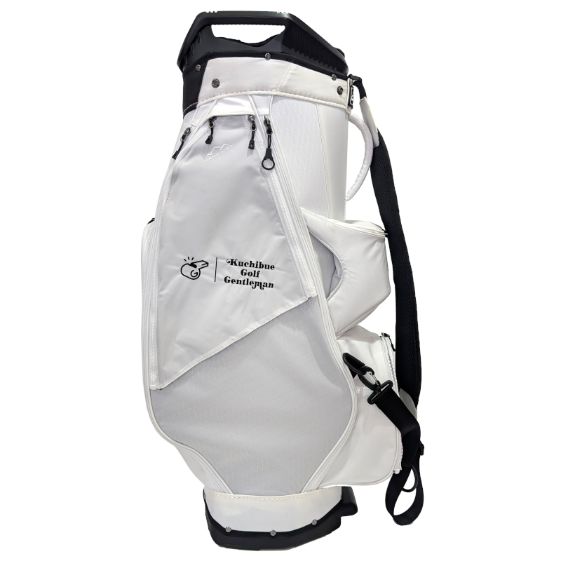 【GO/LOOK!限定販売】SUN MOUNTAIN× Kuchibue Golf Gentleman カート(自立)型キャディバッグ □ C-130 JC（ジャパンカスタム）ホワイト