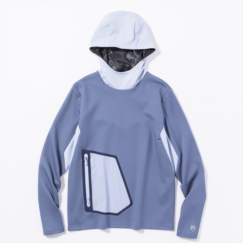 GREYSON COLOR BLOCK COKATO UTILITY HOODIE / DELPHINIUM