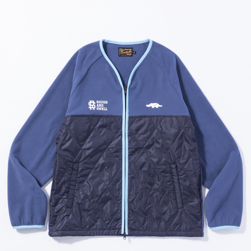 rough & swell KILIMANJARO FLEECE JACKET ブルー