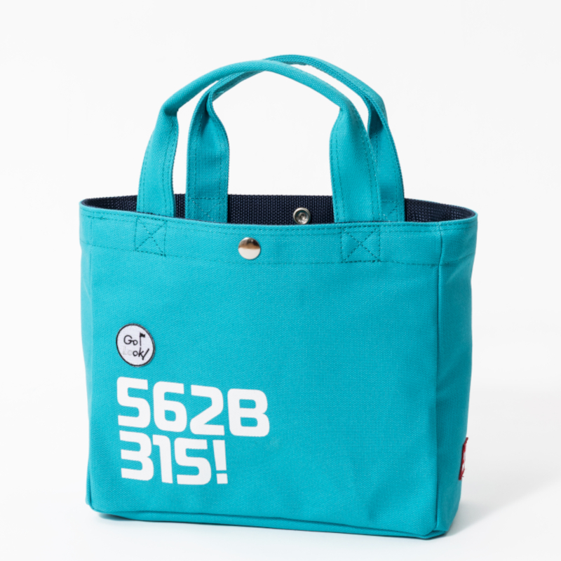 【GO/LOOK!限定販売】NOM GOLF ロゴワッペン付きカートバッグ 562B315! ターコイズブルー