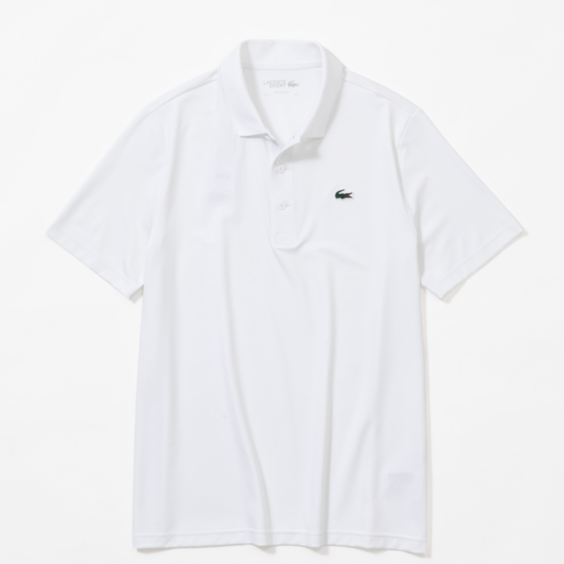 LACOSTE ウルトラドライゴルフポロシャツ ホワイト