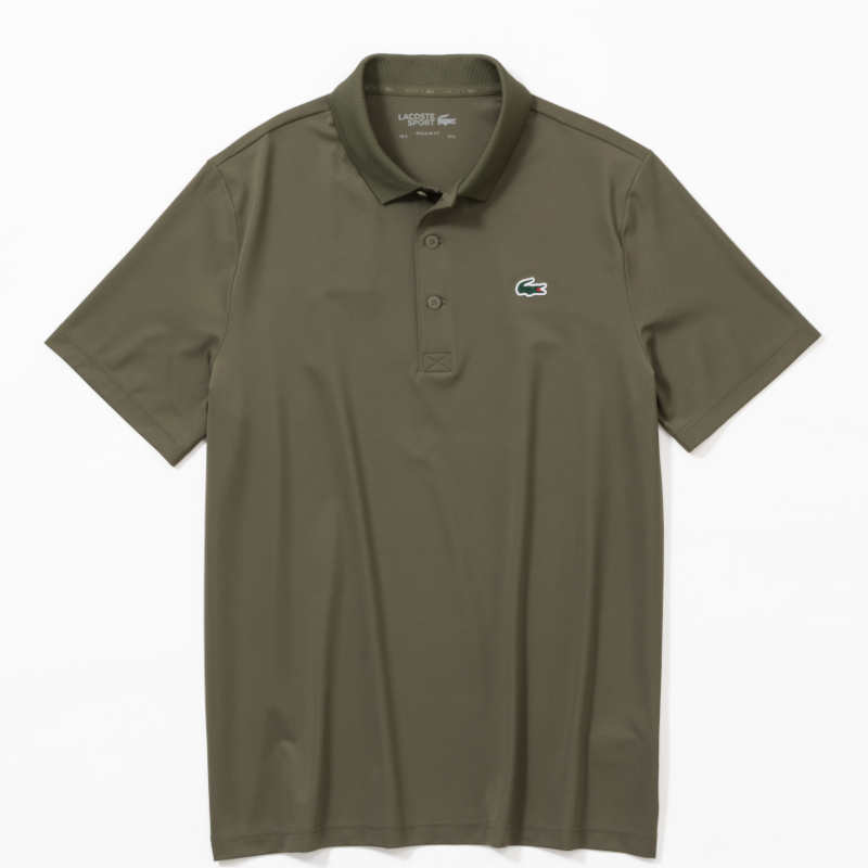 LACOSTE ウルトラドライゴルフポロシャツ オリーブ