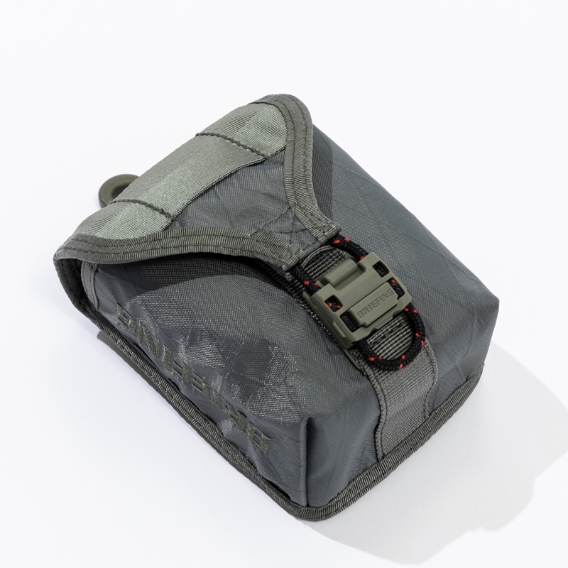 BRIEFING SCOPE BOX POUCH XP WOLF GRAY グレー