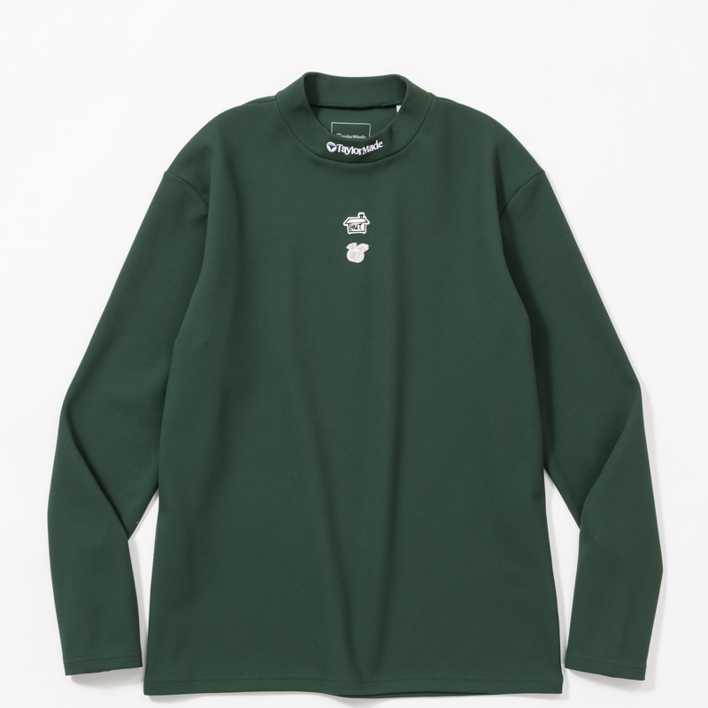 TaylorMade× Kuchibue Golf Gentleman 長袖モックネック グリーン【GO/LOOK!限定販売】
