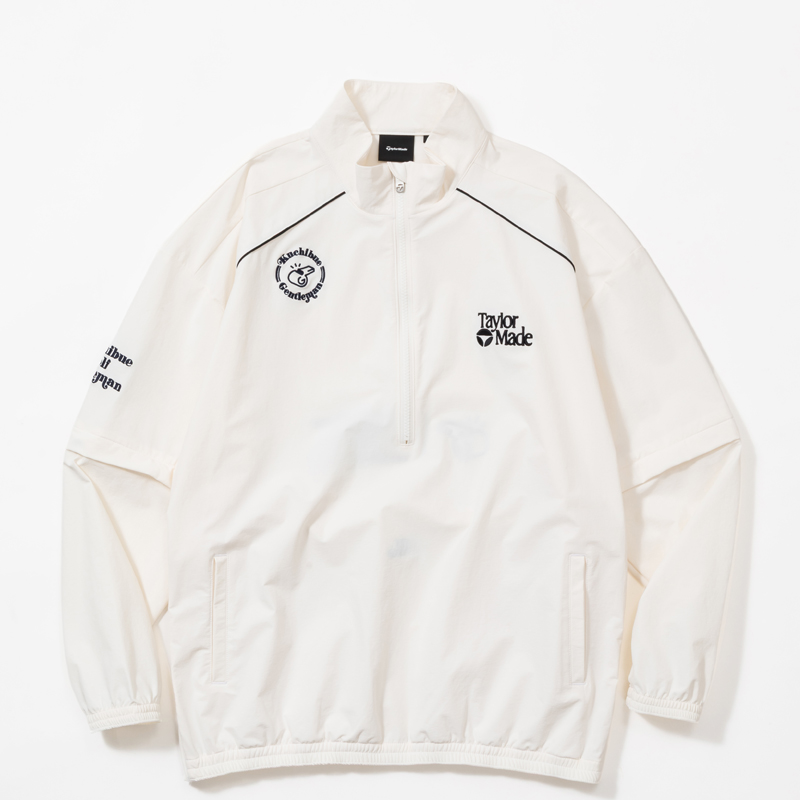 TaylorMade× Kuchibue Golf Gentleman ジップアウター ホワイト【GO/LOOK!限定販売】