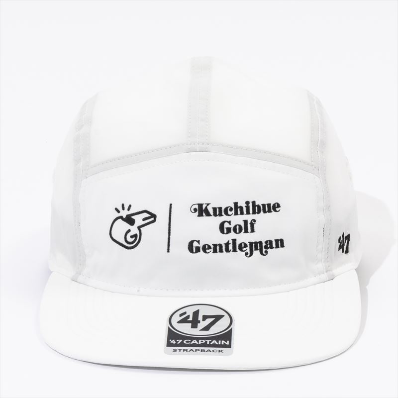 Kuchibue Golf Gentleman 5パネルキャップ ホワイト