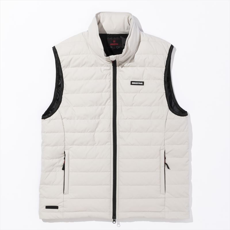BRIEFING MS TAION DOWN VEST ライトグレー