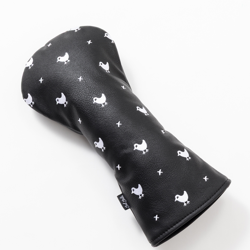 Bad Birdie Drivercover Tossed Logo ブラック