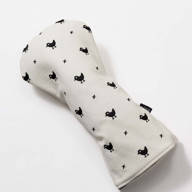 Bad Birdie Drivercover Tossed Logo ホワイト