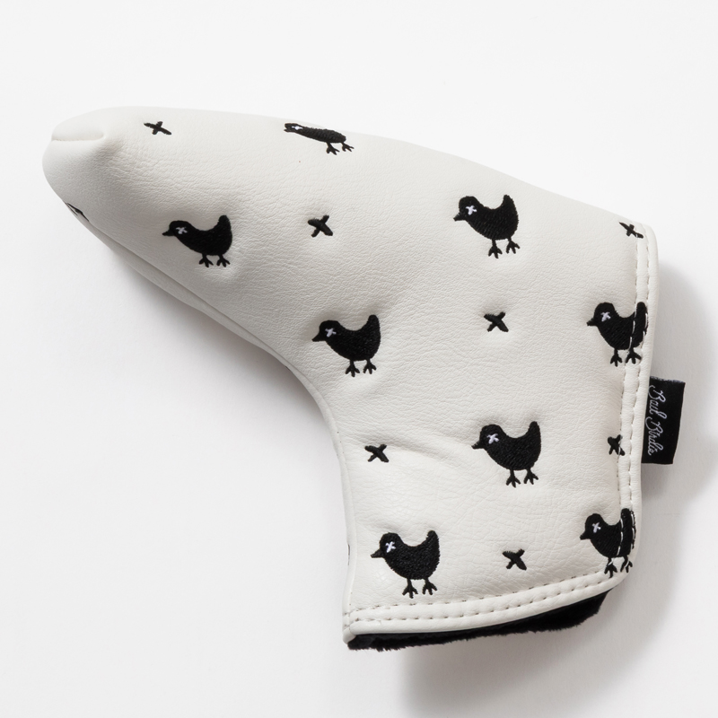 Bad Birdie Puttercover Tossed Logo（ピン型） ホワイト