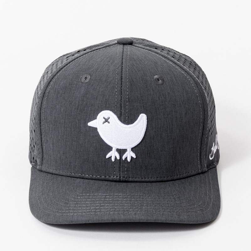 Bad Birdie Snapback Dark Heather / パンチングキャップ グレー